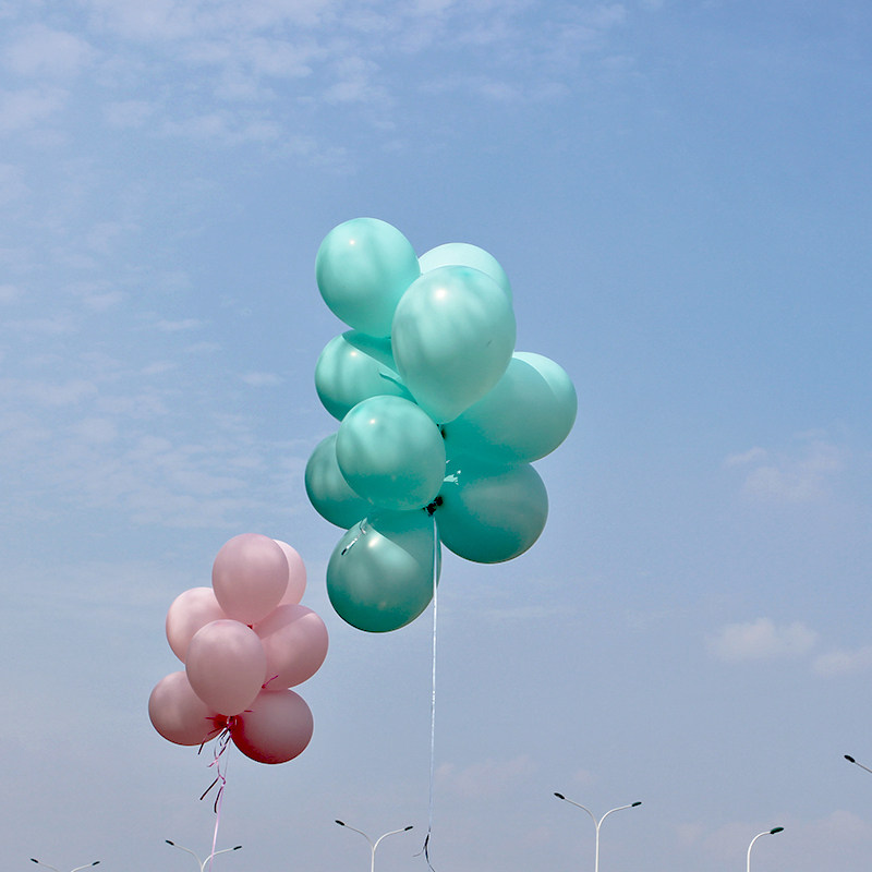 进口蒂芙尼蓝色气球tiffany blue10寸薄荷绿色气球结婚气球
