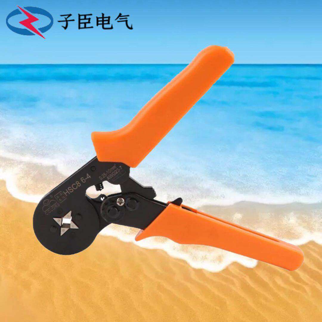 华胜工具hsc8迷你自调管型压线ve针形欧式压线钳