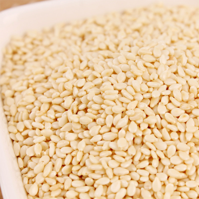 麻仁5斤脱皮芝麻白芝熟芝烘焙糕点烧烤即食其它粮食