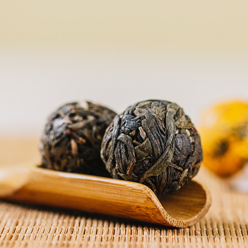 胖姐云南普洱茶生茶2022年昔归龙珠500克紧压生一粒普洱