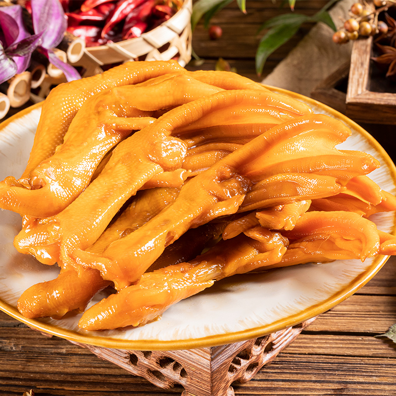 川滋渝味脆皮鸭掌500g小零食特产小吃休闲食品下鸭爪