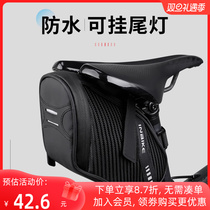 Waterproof Bike Backseat Bag Tailback Bag Cushions Mountain Bike Road Car Ride Bag Bike Saddle Tailbag Equipped
