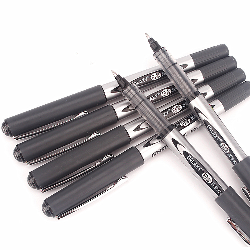 pvr白雪直液水性走珠笔学生考试办公中性签字笔宝珠