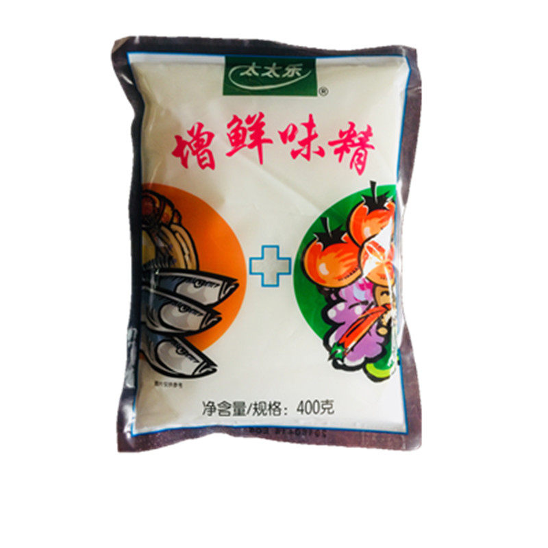 太太乐增鲜味精味精调味料400g 5包谷氨酸钠炒菜煲汤多省 包邮 - 爱购