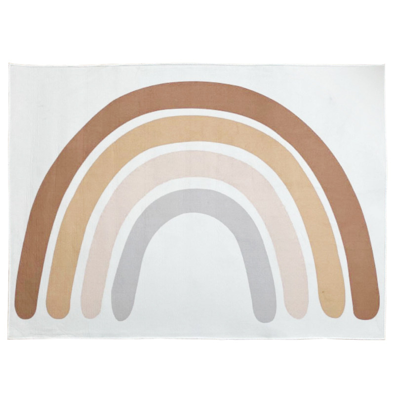 ins风韩宝宝爬行儿童彩虹地毯儿童玩具游戏垫点爬行垫