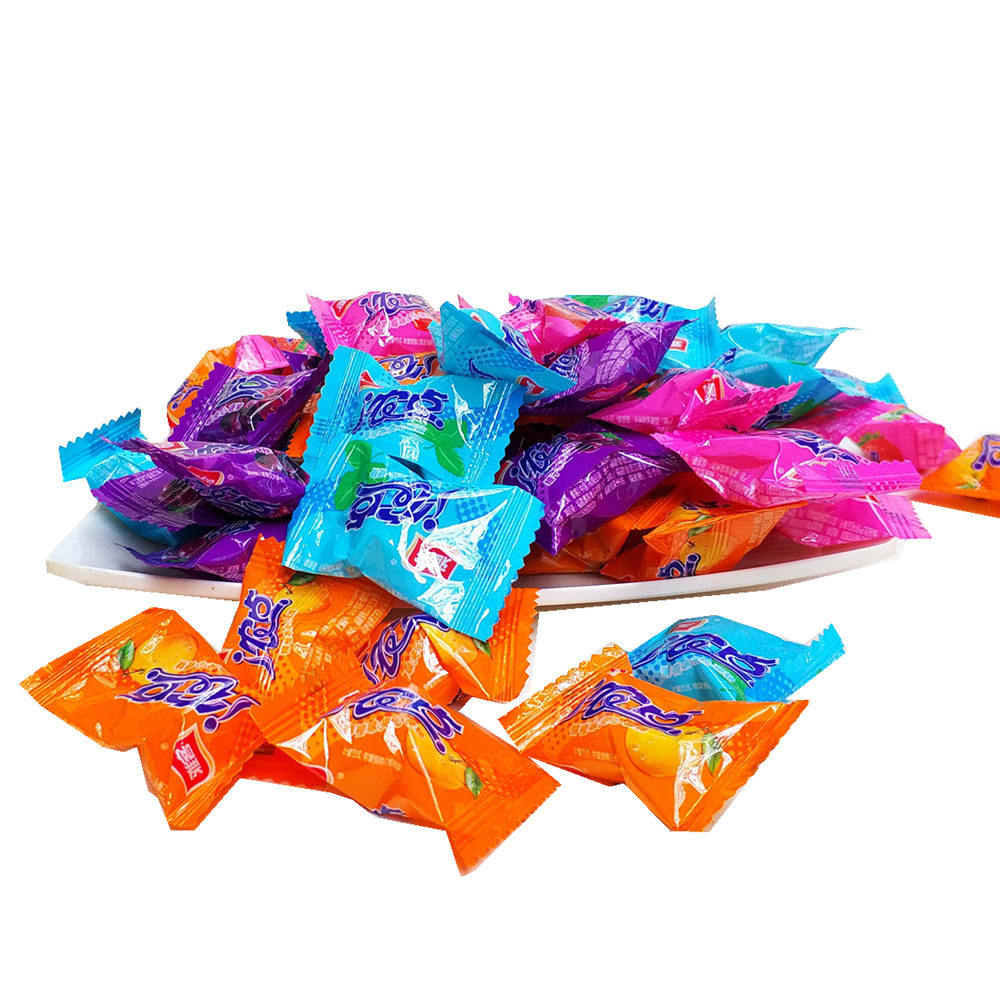 雅客浓点夹心硬糖散称500g多种混合口味婚庆散装喜糖小零食薄荷糖
