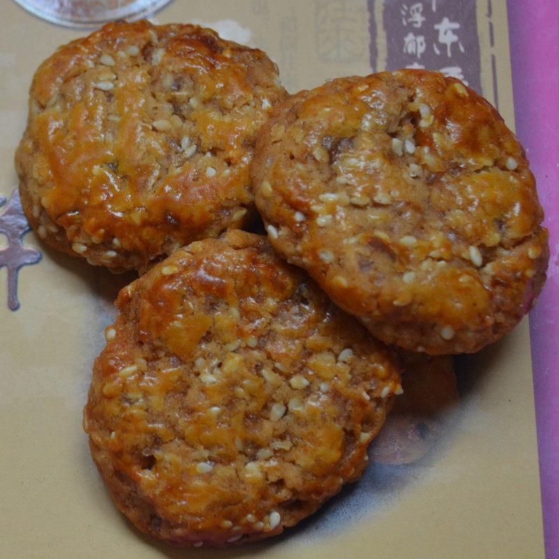 正宗广东郁南特产无核黄皮手工鸡仔饼传统点心零食礼盒装包邮二盒