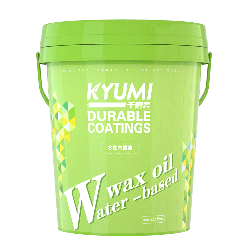 千居美水性木蜡油实木透明色抛光防腐木油漆擦色上色户外木器漆