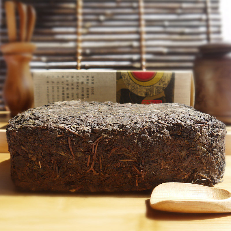 雅细精制金尖藏茶黑茶四川雅安茶厂直营南路边茶砖茶650g