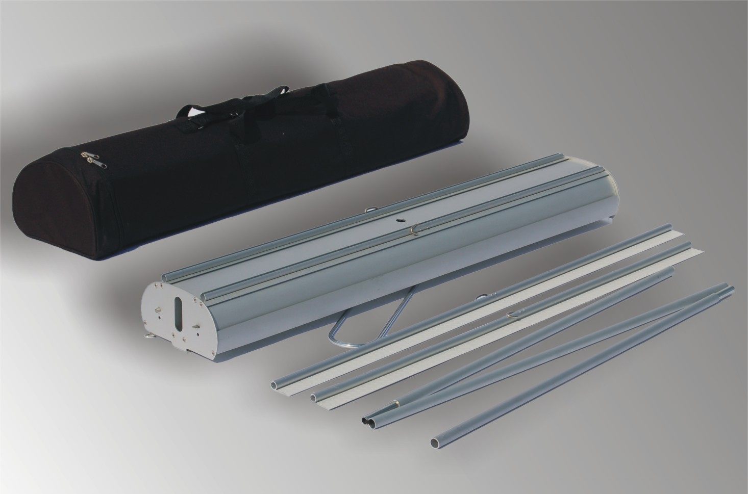 双面易拉宝展示架支架豪华加厚铝合金展架80x20080x180x展架