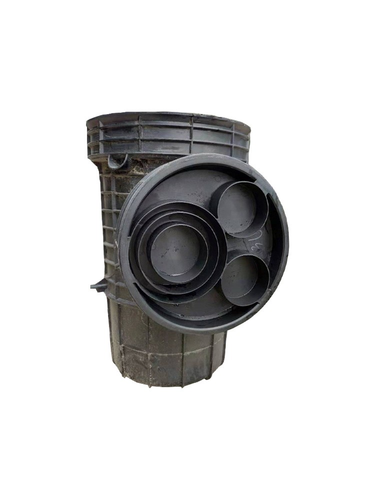 pe盘堵塞子堵帽接头头异汇流塑料110pvc汇合管堵