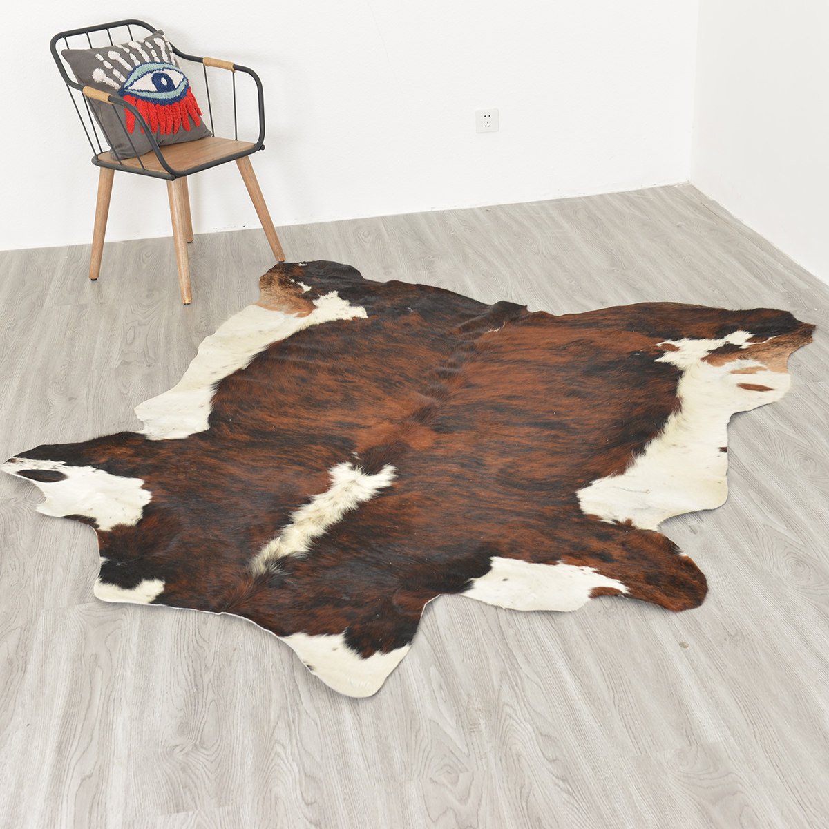 新品真牛牛皮地毯进口整张皮草高档客厅轻奢地毯