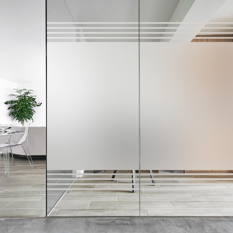 玻璃办公室贴膜公司移门隔断装饰防撞防窥隐私瓷砖