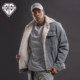 BD bodybuilding station denim jacket men's winter windproof warm plus velvet thickening wild fashion denim sheep lamb jacket BD bodybuilding station denim jacket men's winter windproof warm plus velvet thickening wild fashion denim sheep lamb jacket
