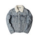 BD bodybuilding station denim jacket men's winter windproof warm plus velvet thickening wild fashion denim sheep lamb jacket BD bodybuilding station denim jacket men's winter windproof warm plus velvet thickening wild fashion denim sheep lamb jacket
