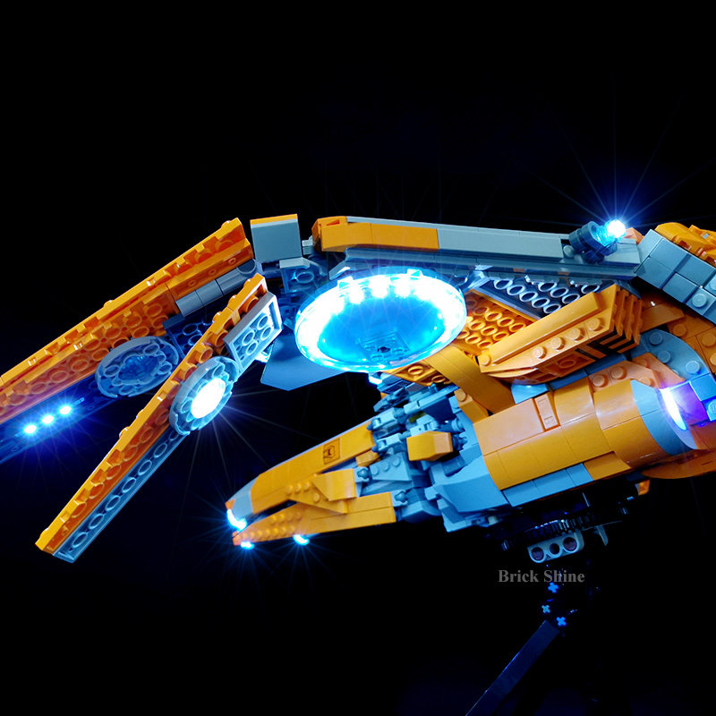 bs积木灯饰适用乐高76193银河护卫队飞船超级塑料积木