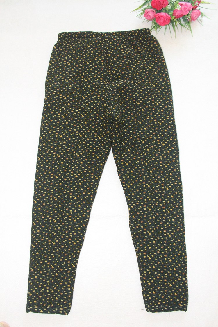 驼绒棉裤女中中老年加绒弹性加肥加大码深宽松保暖裤