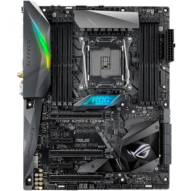 asus/华硕 rog strix x299-e gaming电脑台式机超频电竞游戏主板