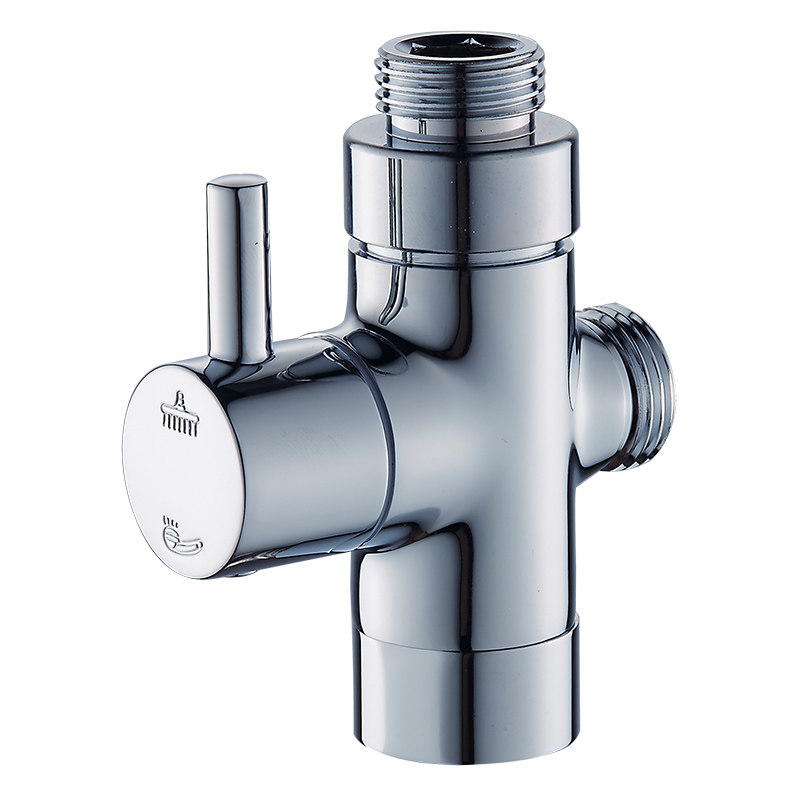 龙头角阀两出一进转换淋浴配件花洒6分4分角阀