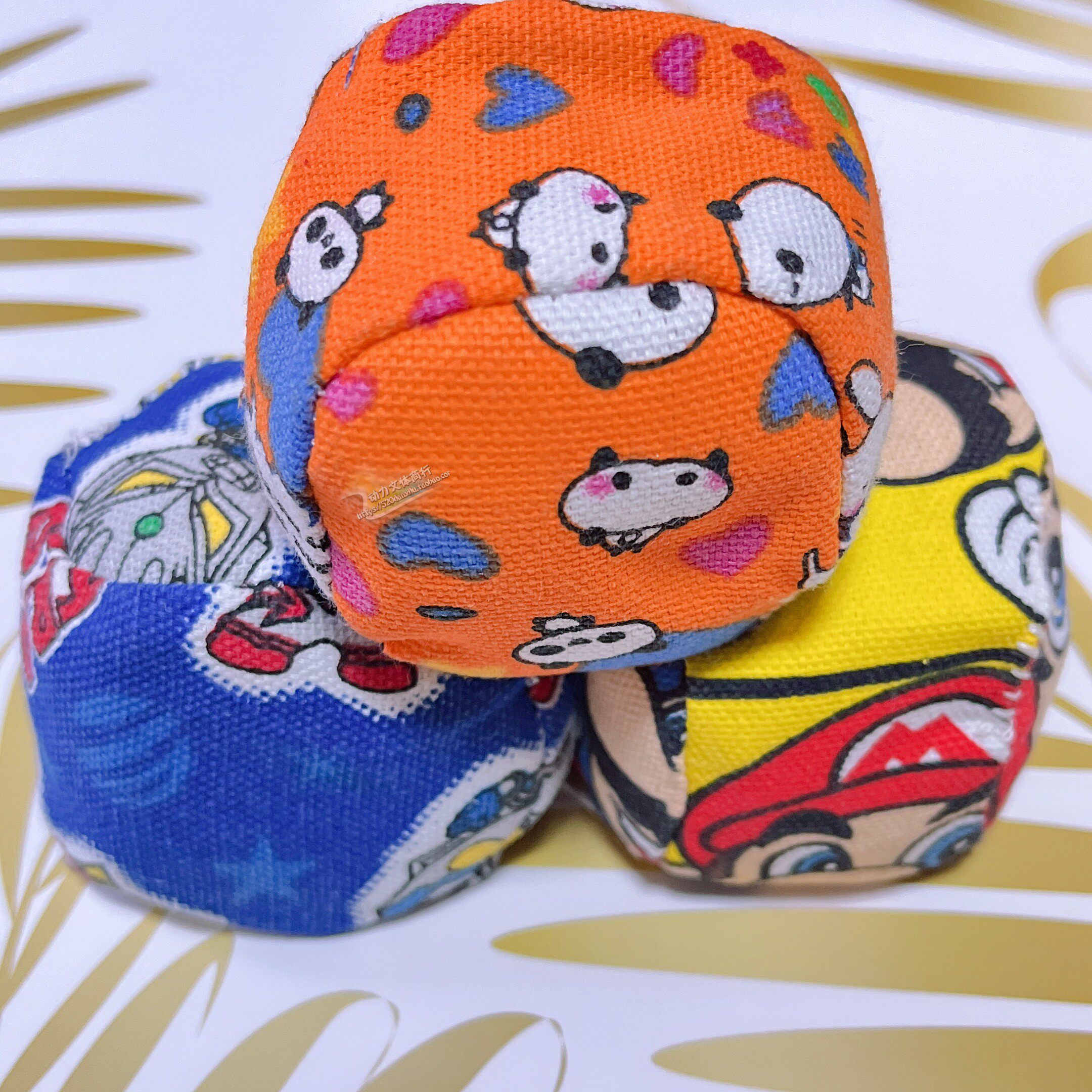 学生儿童体育课训练小沙包沙袋150克卡通图案双层沙包