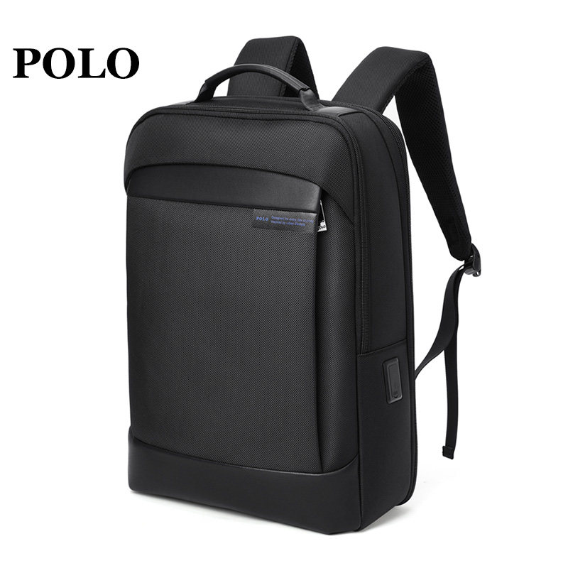 背包polo商务休闲双肩包大容量轻便商旅多功能男包双肩背包