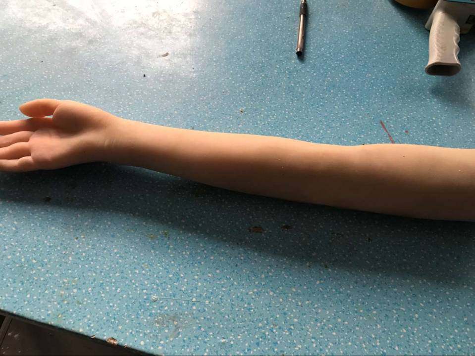 加长手臂仿真人体模特硅胶tpe胳膊模具男女臂膀服装模特