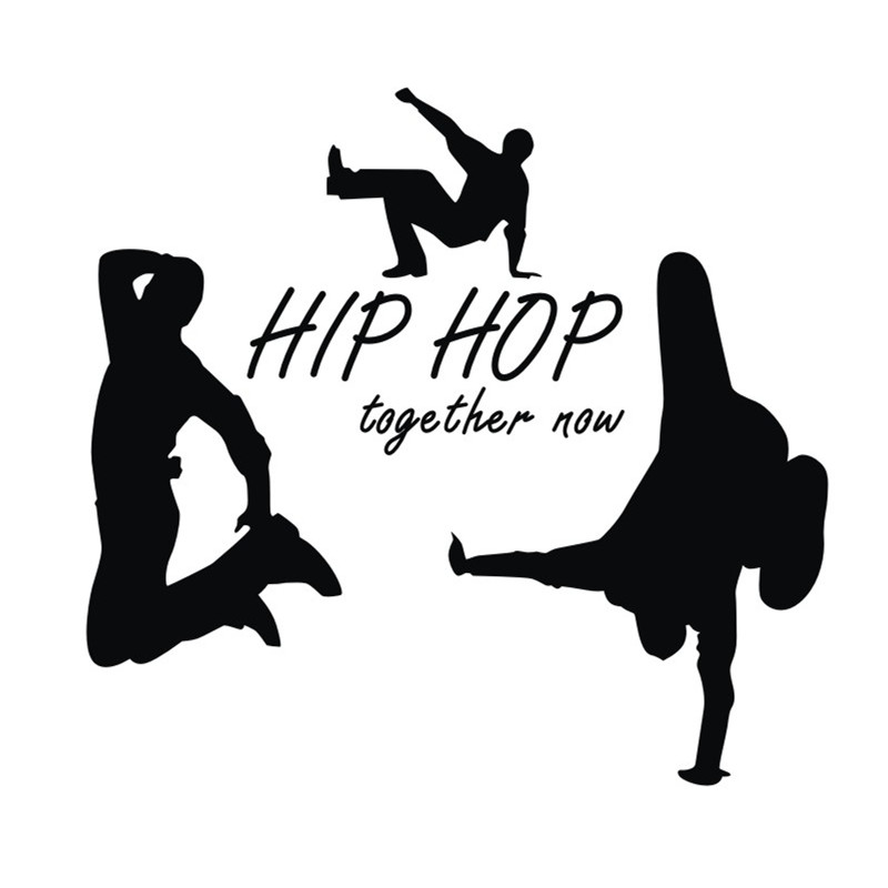 创意街舞hiphop舞蹈社团个性培训工作室装饰贴纸瓷砖