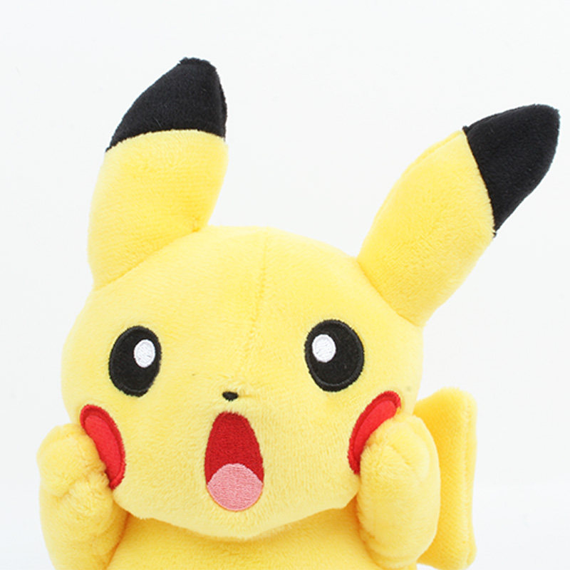 日本正品pokemon东京美术馆限定惊吓呐喊皮卡丘公仔玩偶毛绒玩具