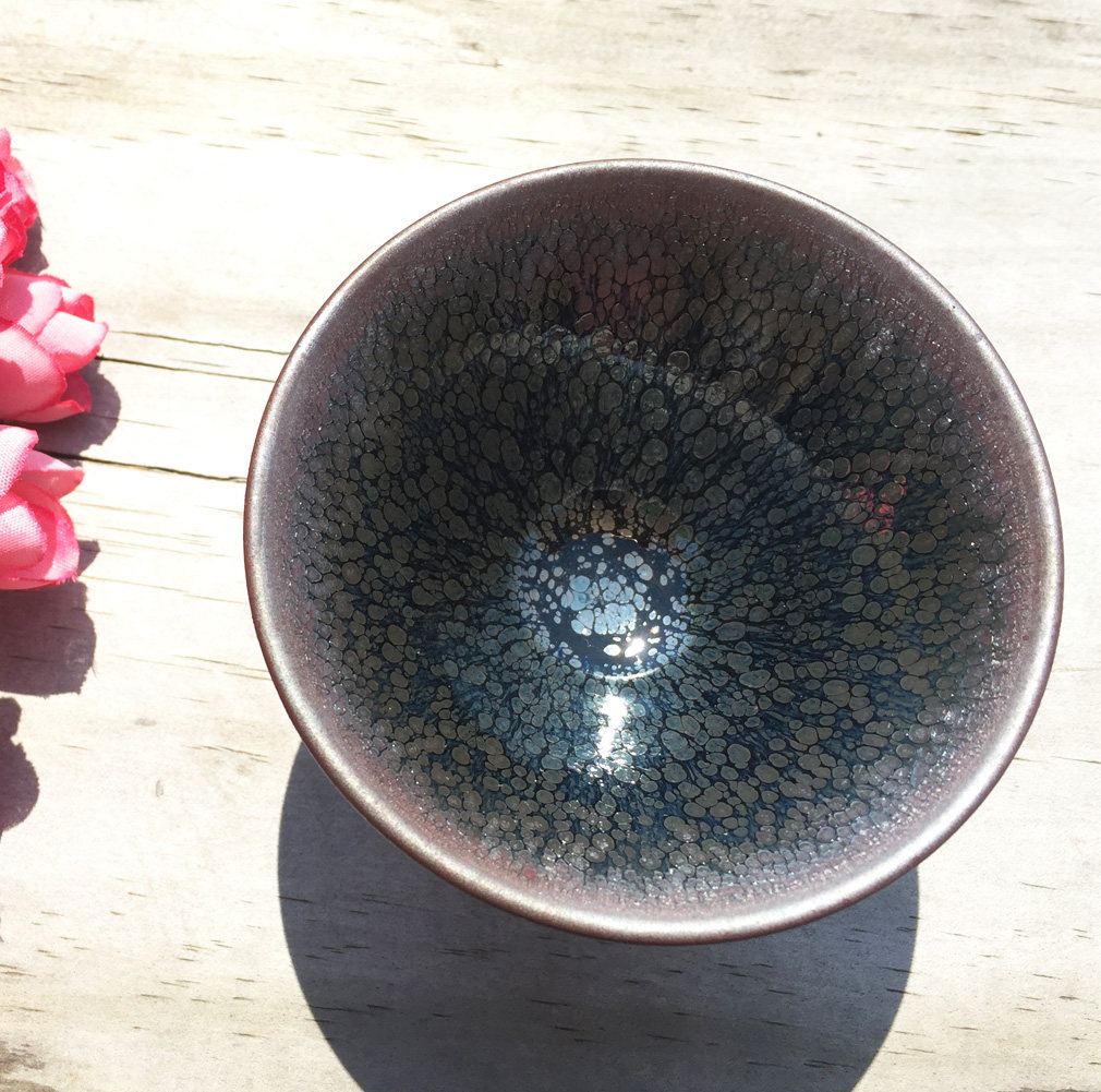 陈叶琦五行手工拉胚建盏五色功夫功夫茶茶杯礼盒茶杯