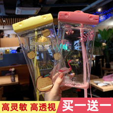手机防水袋可触屏密封潜水包游泳装备神器气囊外卖专用漂流手机套 手机防水袋可触屏密封潜水包游泳装备神器气囊外卖专用漂流手机套