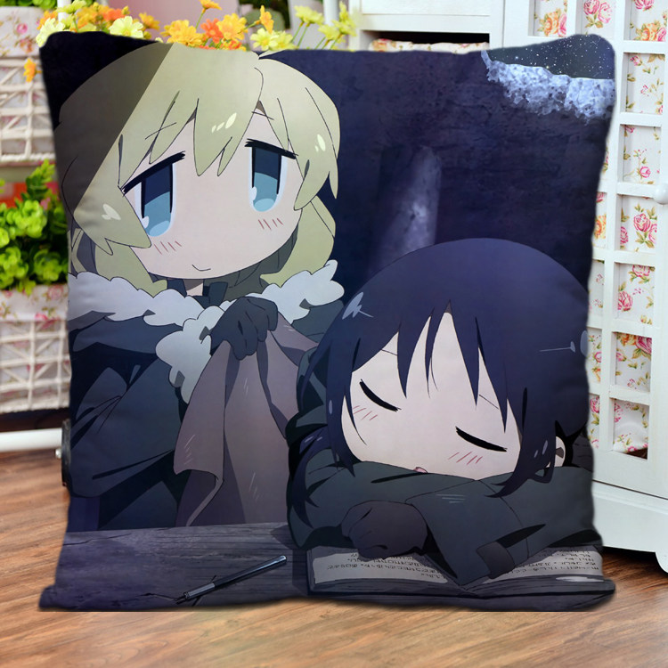 少女终末旅行 千户 尤莉 动漫周边抱枕方枕靠枕枕头生日礼物定制