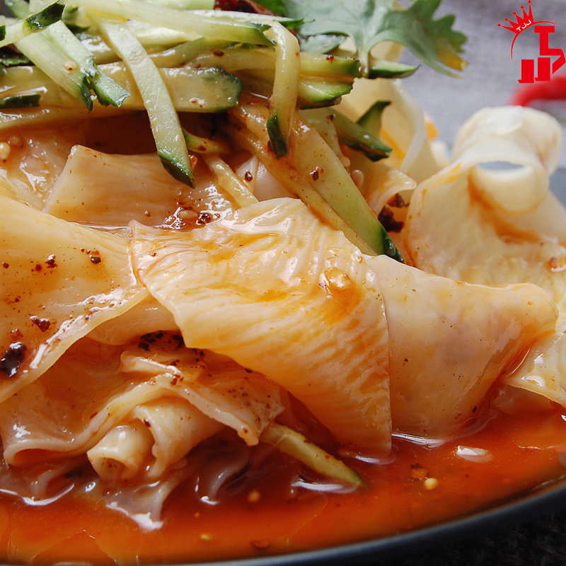 集食妙品麻酱拌凉皮自拌手工延吉东北面皮街边小吃特色干面皮速食