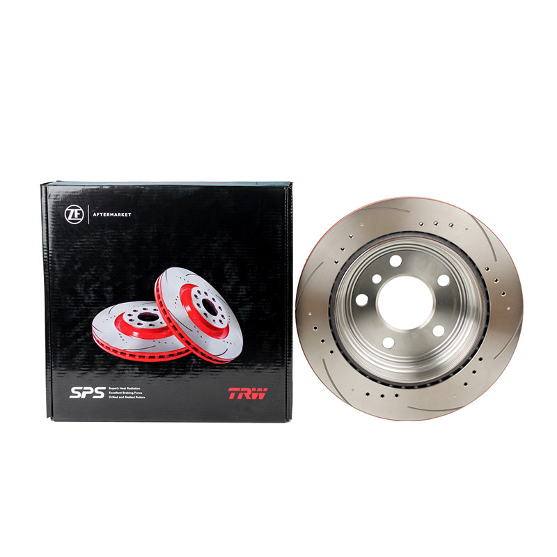 trw天合前刹车盘划线打孔制动适用马自达cx-4刹车盘