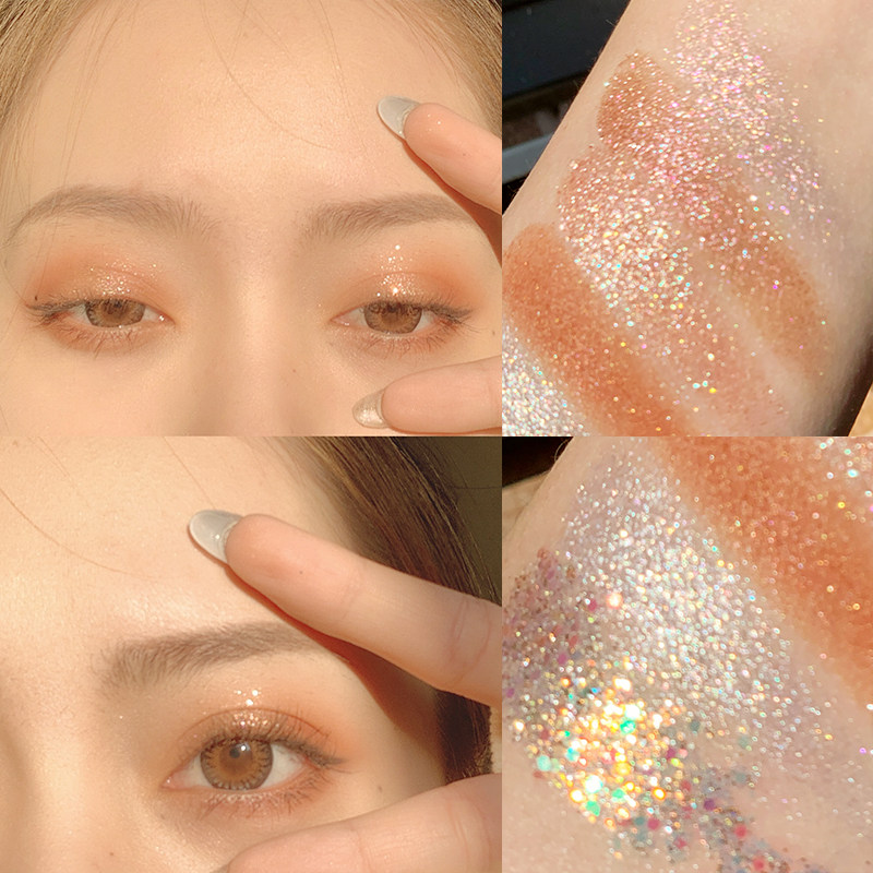 jillleen单色眼影珠光光大亮片浪漫少女秋冬系列眼影