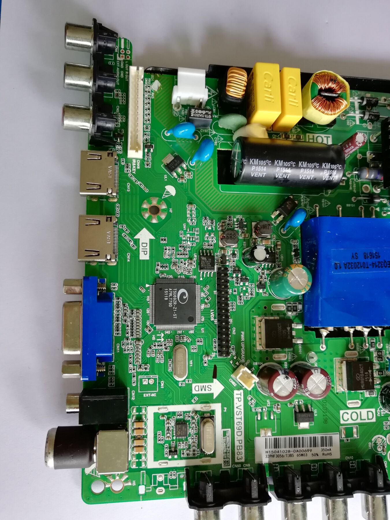 原装康佳led32f1100b电视机主板tpvst69dpb83配屏kbi315a1c08显示屏