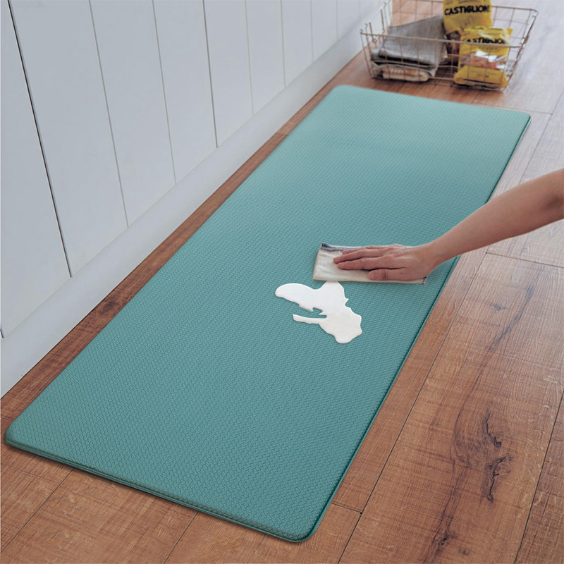 厨房地垫新款2021简约加厚免洗可擦耐脏脚垫家用脚垫