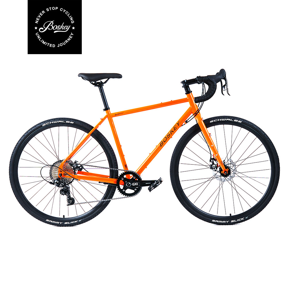 boskey不死骑archer碟刹gravel越野公路钢架宽胎旅行车旅行自行车