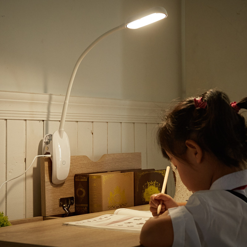 led台灯书桌护眼灯充电式夹子卧室床头灯宿舍大学生阅读灯看书灯