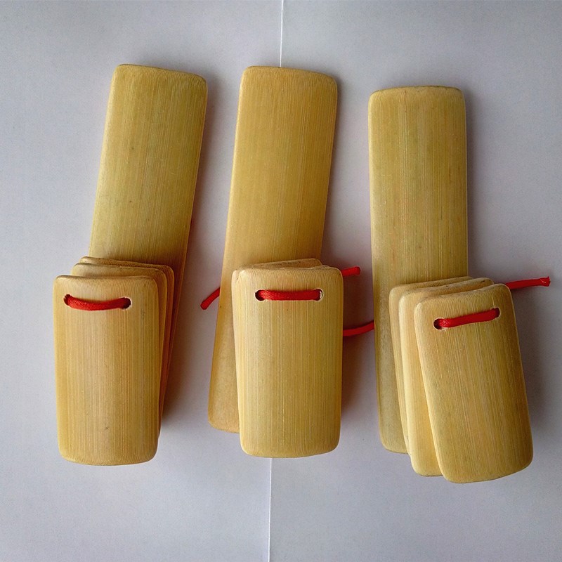 儿童快板专业竹板儿童板喜洋洋小快板幼儿园响板乐器舞台表演初学