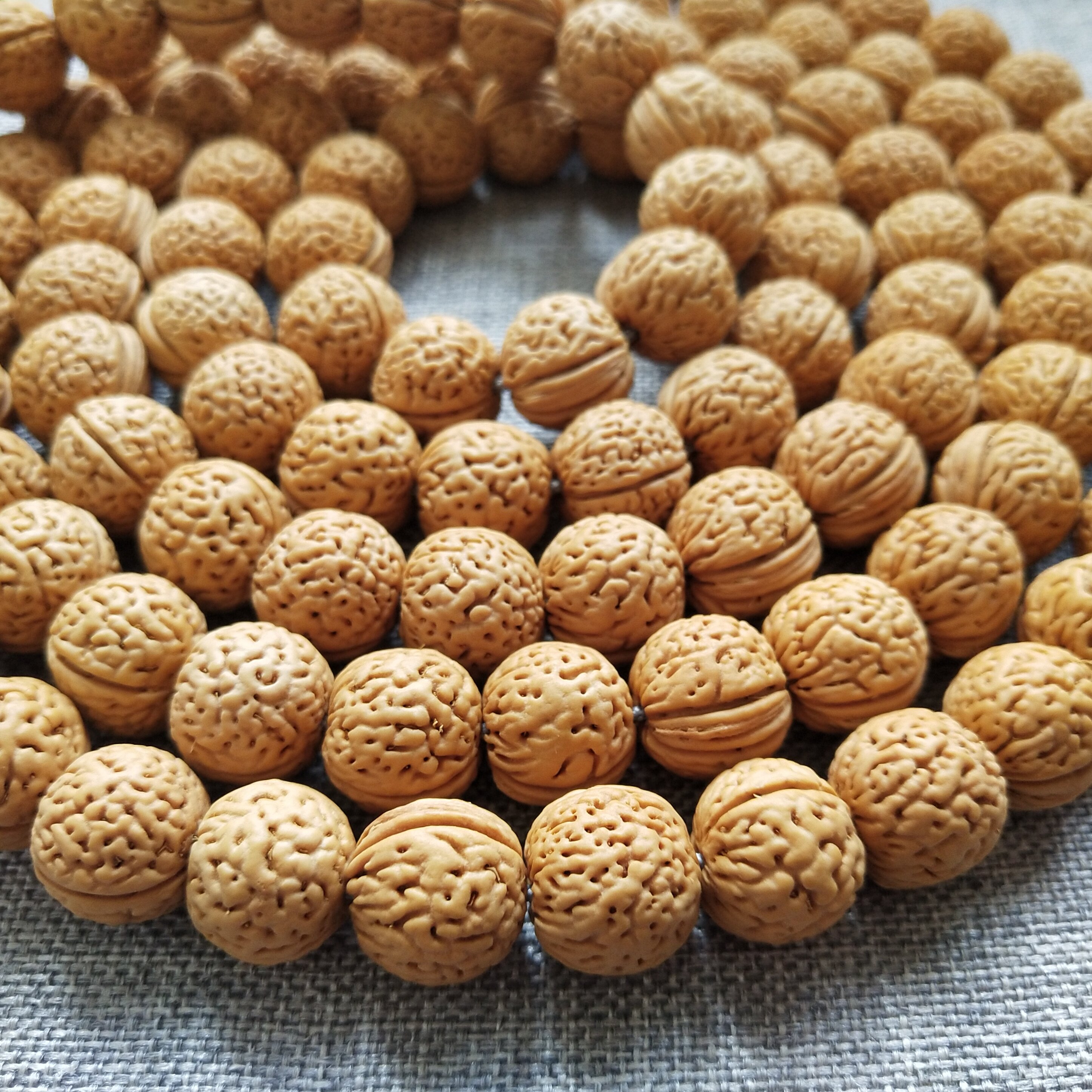 桃核新核精品磨盘小桃108颗54颗山桃矮桩佛珠佛珠