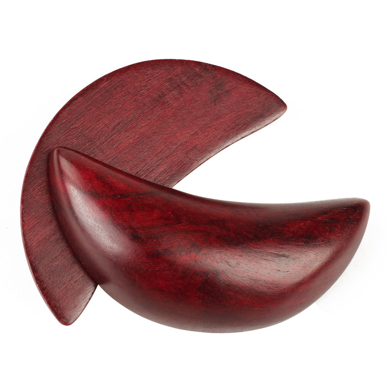 广缘广缘德德圣杯红鸡翅木茭杯筊贝封杯贡杯用品木雕