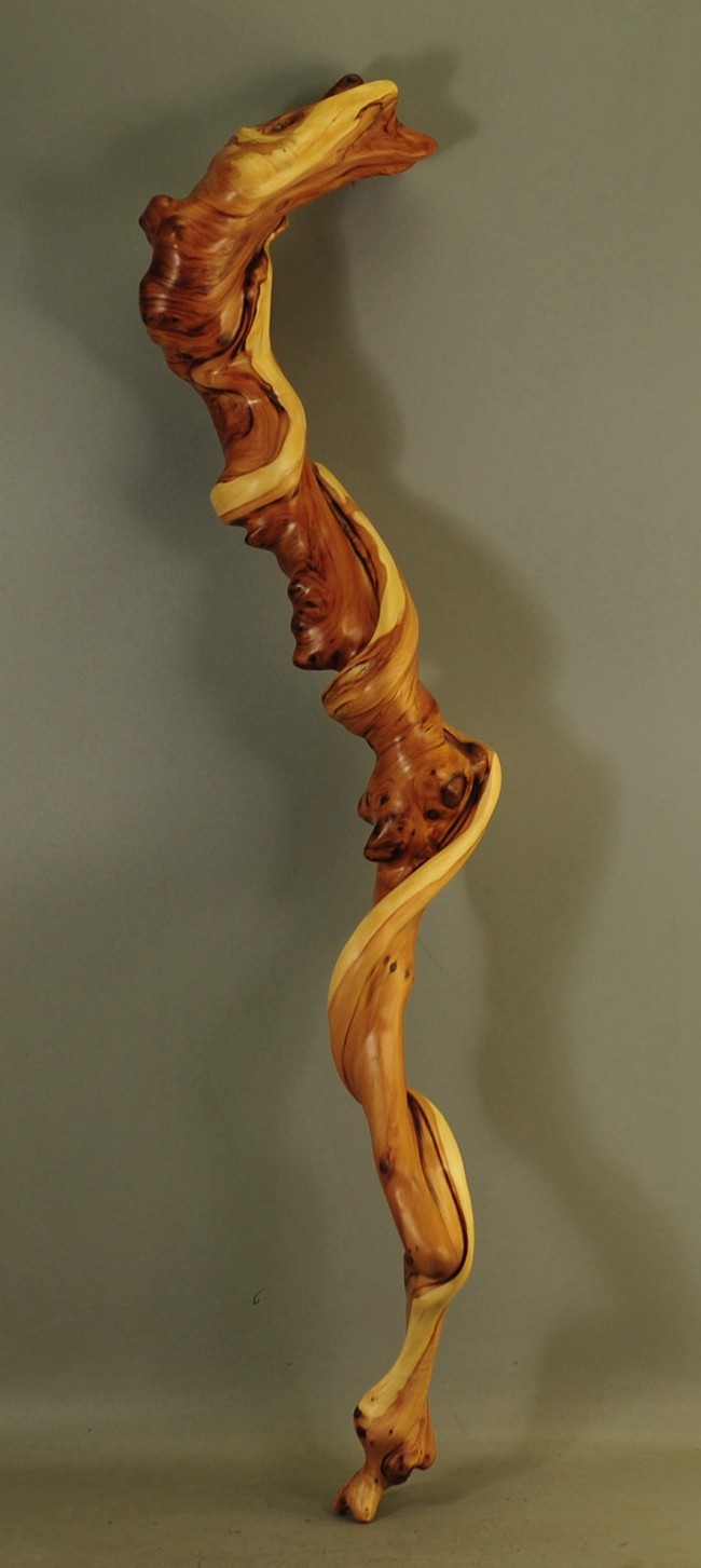 太行崖柏根雕摆件笔架串架倒流流香笔挂笔筒根雕