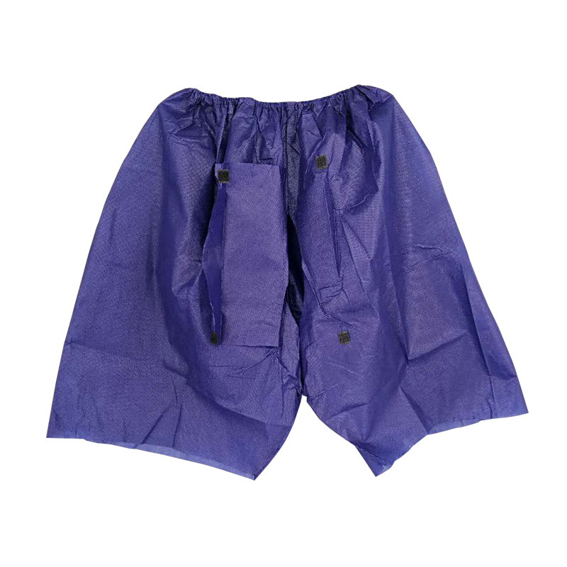 一次性肠镜裤无纺布短裤子检查裤肛肠开档裤肠肠道水疗裤男女通用