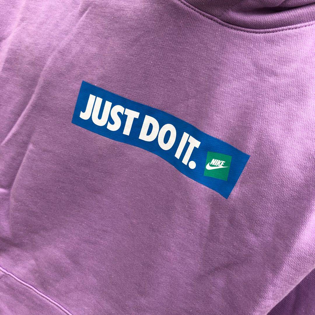 耐克nike男just do it休闲运动针织套头衫连帽外套卫衣cj9952-589