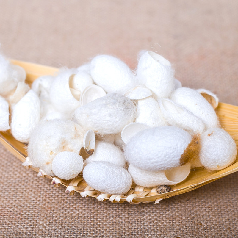 天然中药材蚕茧 蚕丝茧球 桑蚕茧壳 蚕茧 蚕衣 茧黄500克包邮