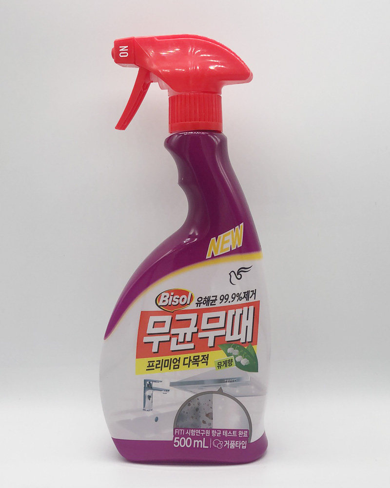 韩国碧珍浴室清洁剂家庭多功能卫生间马桶瓷砖水龙头去污500ml