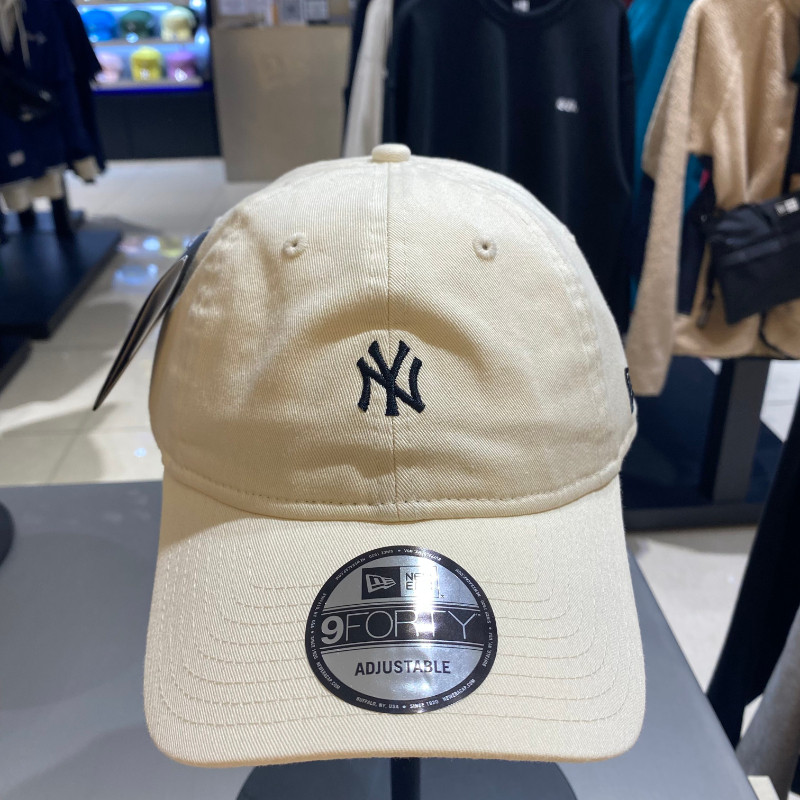 韩国正品纽亦华帽子newera棒球帽软顶小标ny帽子