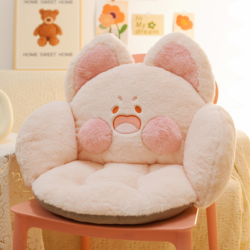 可爱可爱嘟嘟嘟嘟喵包围嘟嘟猫坐垫办公室久坐椅垫靠背椅垫