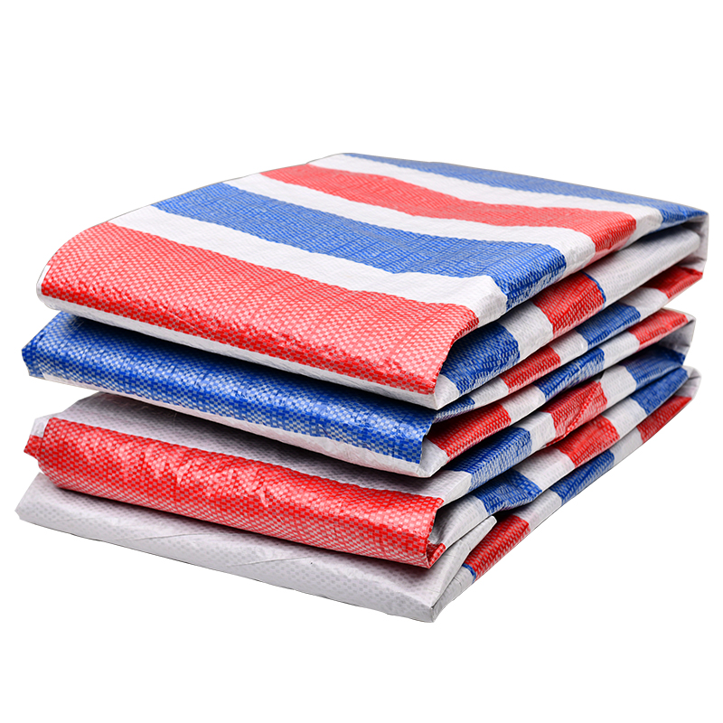 三色油布批发布批发雨篷遮雨帆布塑料彩条加厚防雨布