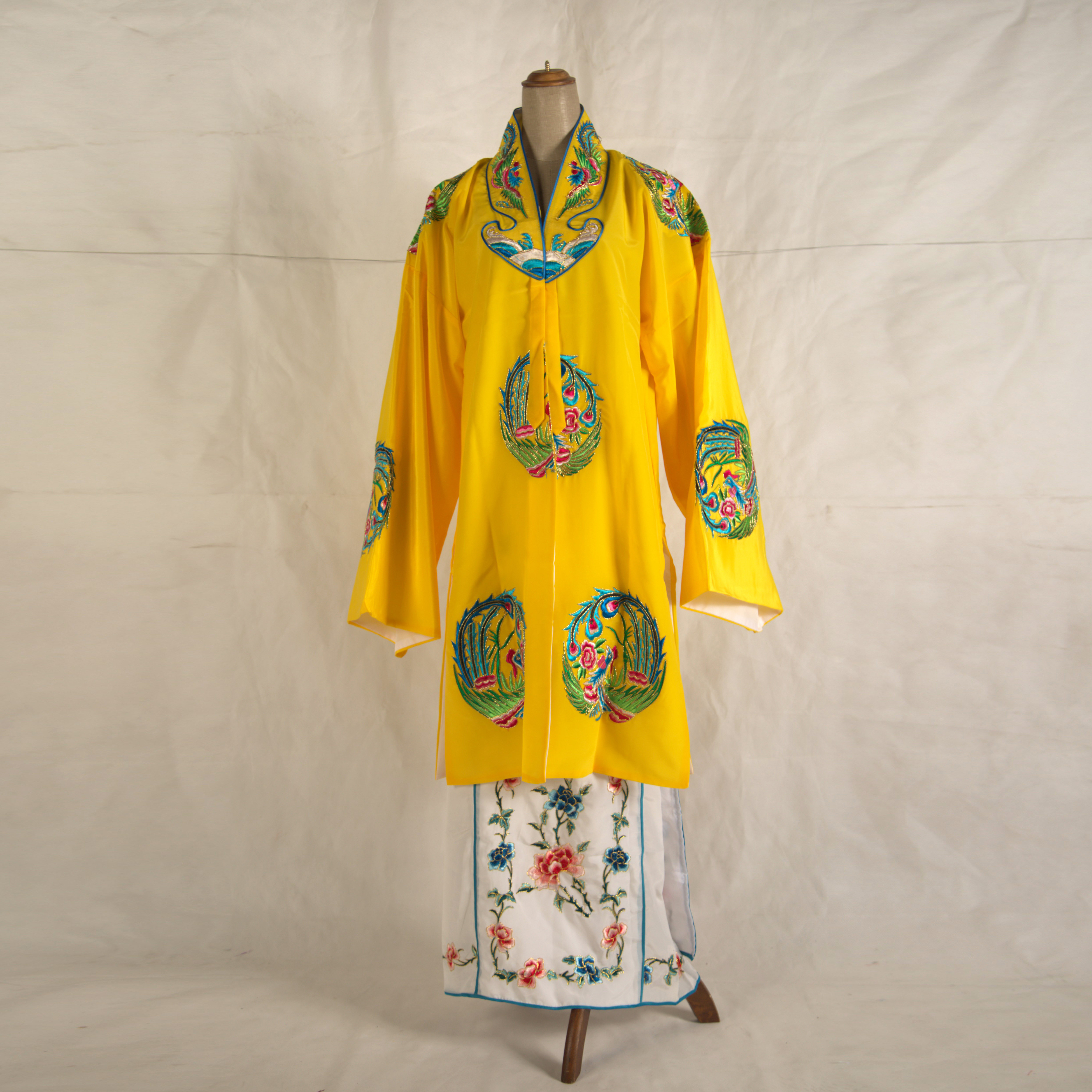 京剧皇后演出服演出龙凤黄龙凤影视皇帝小品戏曲民族服装